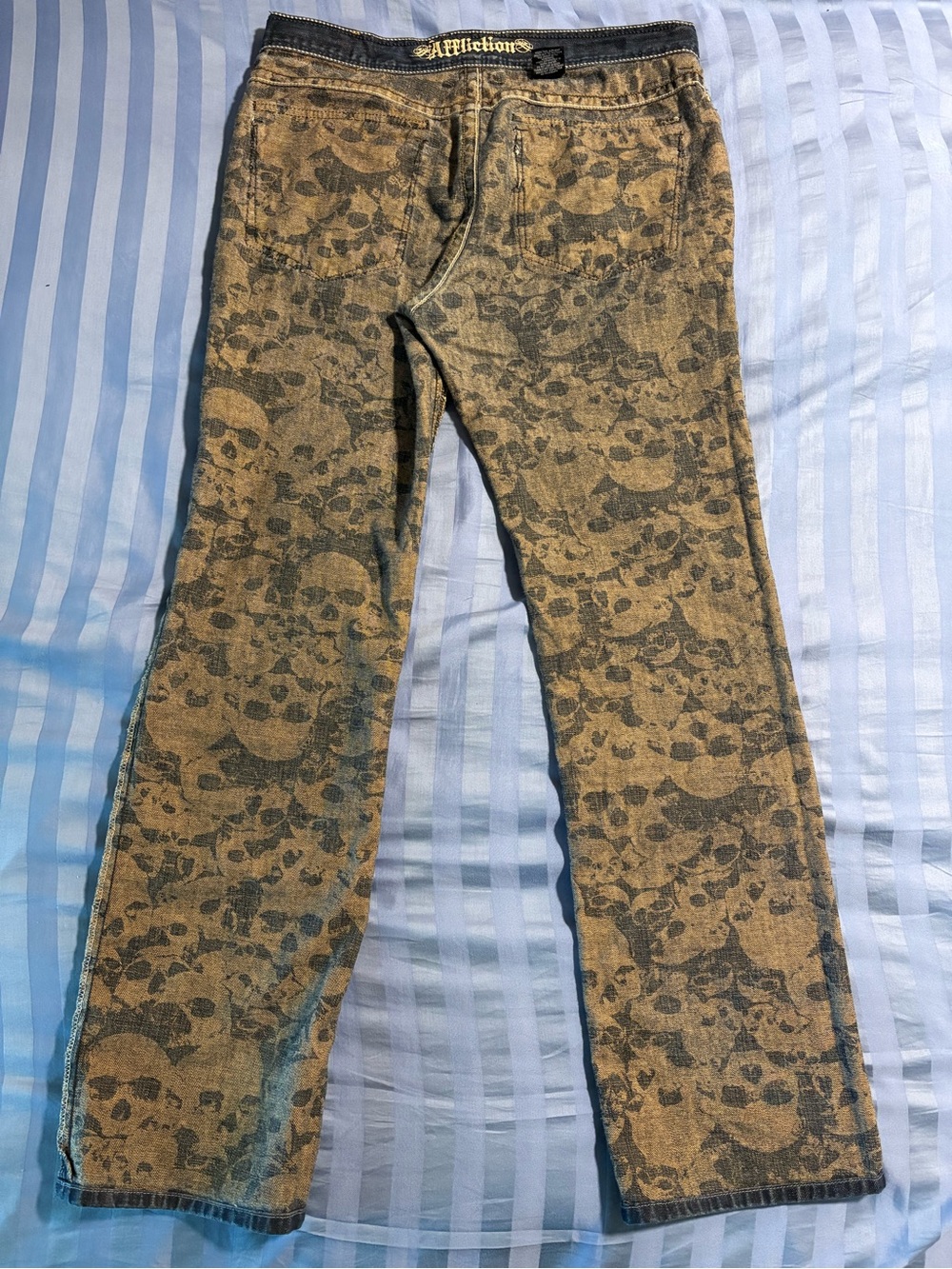 Affliction Denim killers Cross design Denim Jeans 36 00s original Y2K Grunge